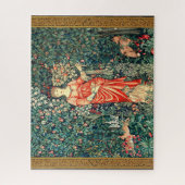 PUZZLE POMONA TENANT DES FRUITS EN VERDURE, ANIMAUX FORES (Vertical)