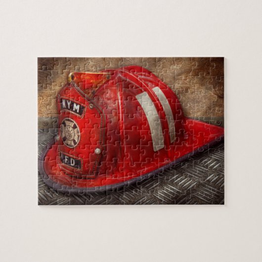 Puzzle Pompier - casquette - un rêve d'enfance (Horizontal)