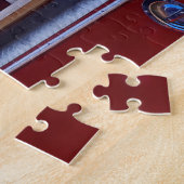 Puzzle Pompiers - Casque sur camion-pompier (Côté)