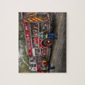 Puzzle Pompiers - le camion de pompiers moderne (Vertical)