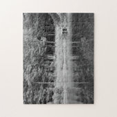 Puzzle Pond d'automne calme Vue Pêche Dock Famille Amusem (Vertical)