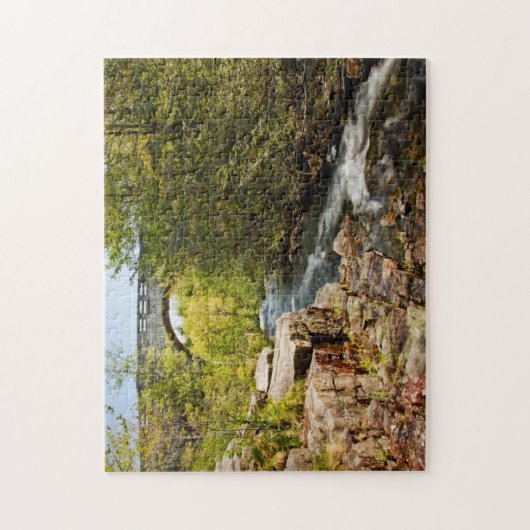 Puzzle Pont au-dessus de rivière (Vertical)