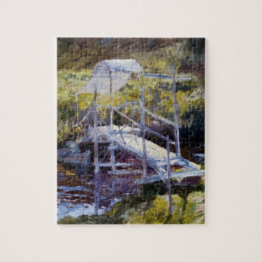 Puzzle Pont blanc par John Twachtman (Vertical)