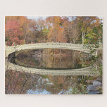 Puzzle Pont Bow Réflexion Pittoresque Automne Central Par<br><div class="desc">Bow Bridge à Central Park peut sembler loin aujourd'hui, mais ce sera à vous de profiter une fois terminé. Une belle vue sur Bow Bridge à Central Park. Pour toute question de conception, envoyez un courriel à charmdesignstudio@rcn.com et nous serons heureux de vous aider. Actuellement dimensionné à 11"x14" et 250...</div>