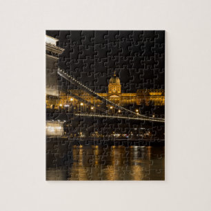 Puzzle Pont Chaîne avec Buda Castle Hongrie Budapest