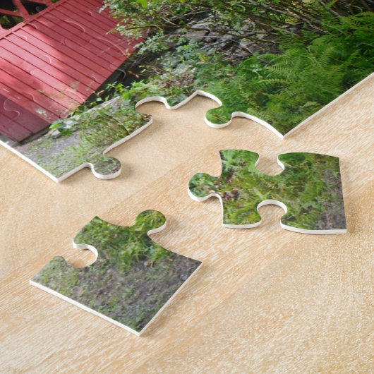 Puzzle Pont couvert à la cavité de Chatfield (Côté)