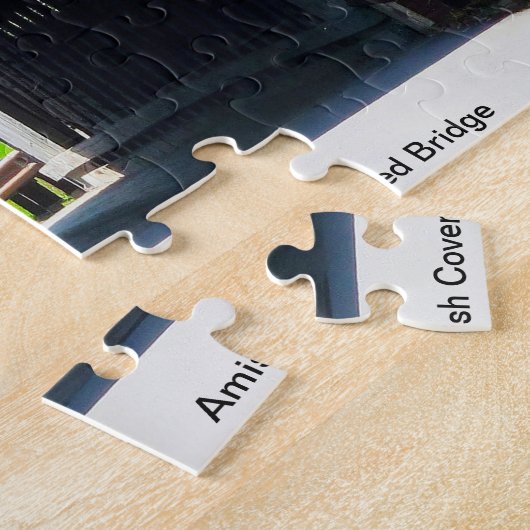 Puzzle Pont couvert Amish (Côté)