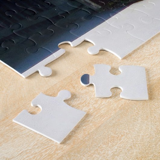 Puzzle Pont couvert Amish. (Côté)