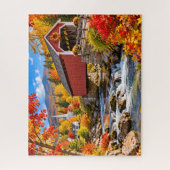 Puzzle Pont couvert d'automne (Vertical)