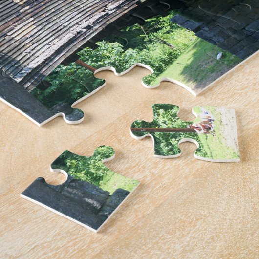 Puzzle Pont couvert de bosse (Côté)