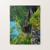 Puzzle Pont couvert de l'Ohio. (Vertical)