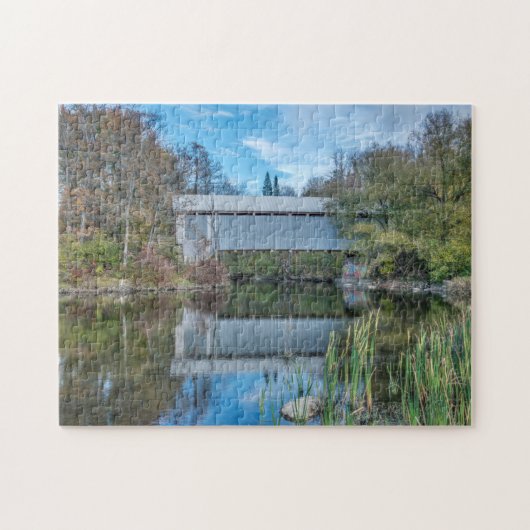 Puzzle Pont couvert de Milby (Horizontal)