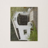 Puzzle Pont couvert de Wild Cat, comté de Lane, Oregon (Vertical)