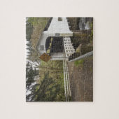 Puzzle Pont couvert de Wild Cat, comté de Lane, Oregon (Vertical)