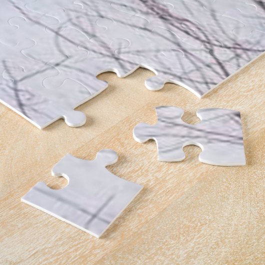 Puzzle Pont couvert en hiver (Côté)