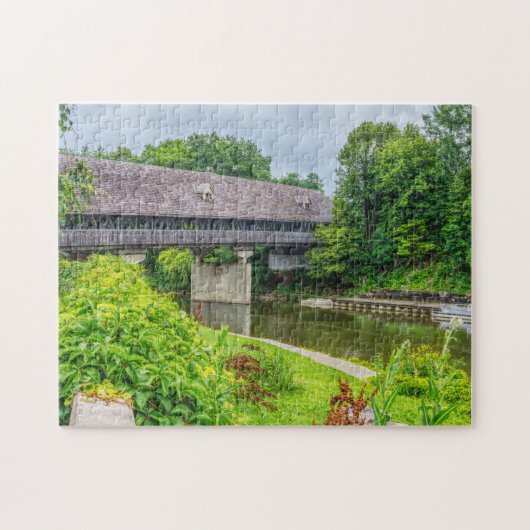 Puzzle Pont couvert Frankenmuths (Horizontal)