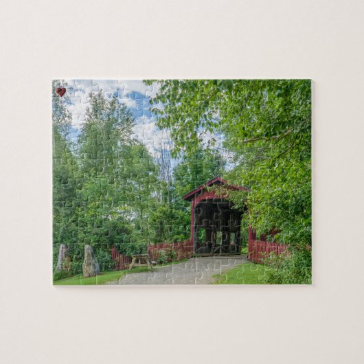 Puzzle Pont couvert Vermont (Horizontal)