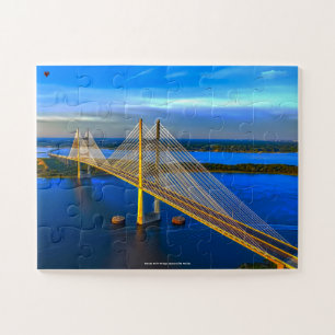 Puzzle Pont Dames Point Jacksonville Floride.