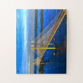 Puzzle Pont Dames Point Jacksonville Floride. (Vertical)