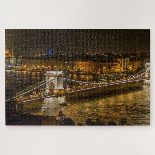 Puzzle Pont de la chaîne de Budapest (Horizontal)