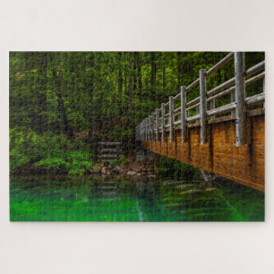 Puzzle Pont de la rivière McKenzie en Oregon