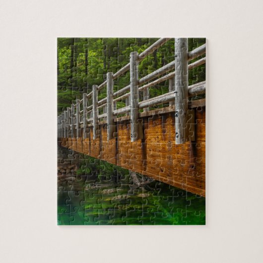 Puzzle Pont de la rivière McKenzie en Oregon (Vertical)