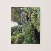 Puzzle Pont de pierre de style japonais dans un jardin (Vertical)