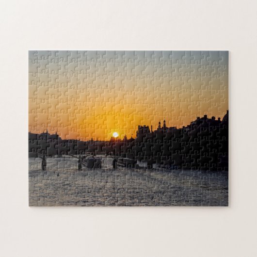 Puzzle Pont des arts au coucher du soleil - Paris, France (Horizontal)