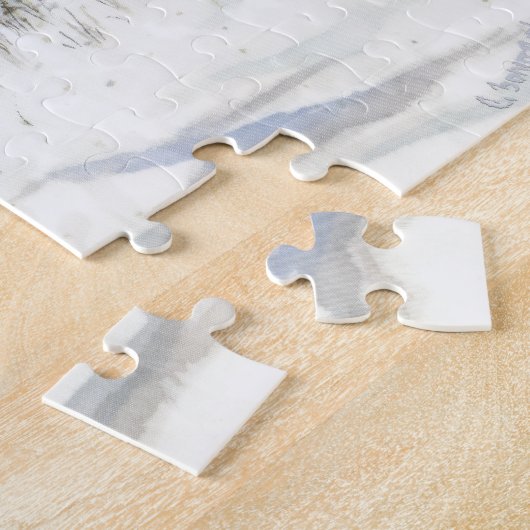 Puzzle pont d'hiver (Côté)