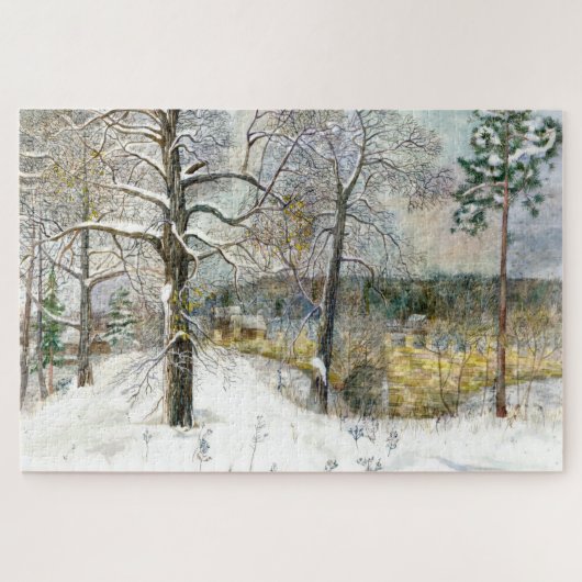 Puzzle pont d'hiver (Horizontal)