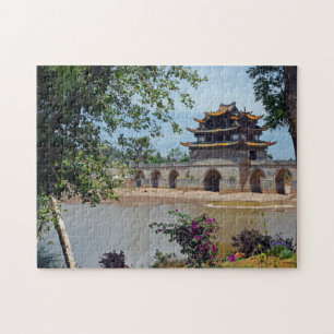 Puzzle Pont Double Dragon, Chenguan, Yunnan - Chine