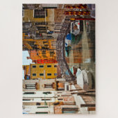 Puzzle Pont du Canal de Venise Bateaux Italie Voyage Euro (Vertical)