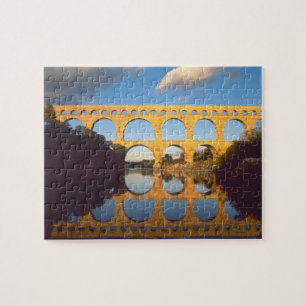 Puzzle Pont du Gard, rivière Gardon, Gard, Languedoc,