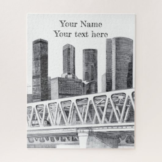 Puzzle Pont du métro (Vertical)