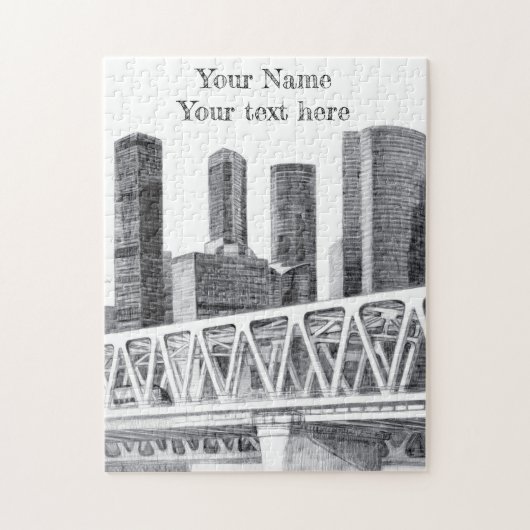 Puzzle Pont du métro (Vertical)