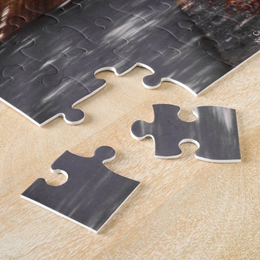 Puzzle Pont du New Hampshire Beau paysage d'automne autom (Côté)