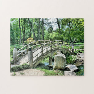 Puzzle Pont en bois