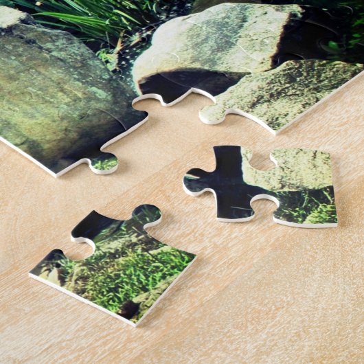 Puzzle Pont en bois - Beau (Côté)