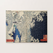 Puzzle Pont en tambour à Meguro et à colline de coucher (Horizontal)