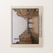 Puzzle Pont Florence Avec Citation Amoureuse (Vertical)