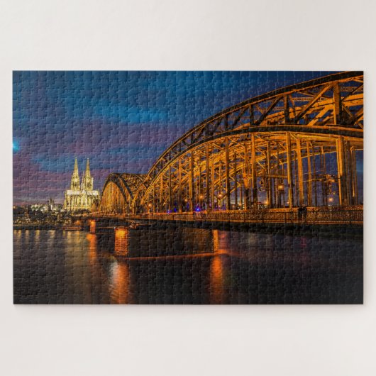 Puzzle Pont Hohenzollern de Cologne (Horizontal)