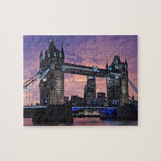 Puzzle Pont Londres Angleterre de tour (Horizontal)