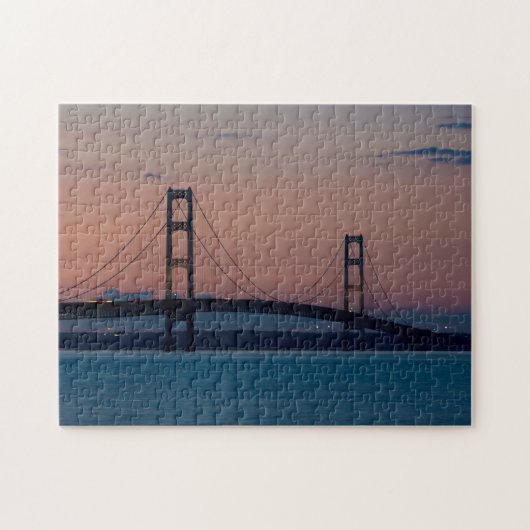 Puzzle Pont Mackinac À Dusk (Horizontal)