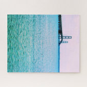 Puzzle Pont Mackinac - Lac Michigan - 16x20 - 520 pcs (Horizontal)