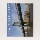 Puzzle Pont Manhattan, East River | New York City (Vertical)