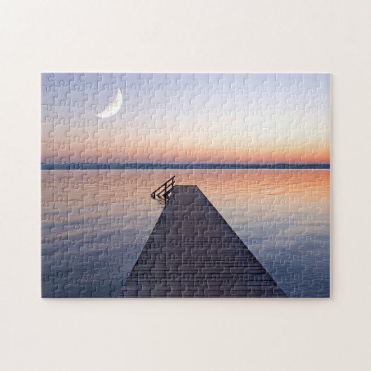Puzzle Pont Moon Sur Buscharner | Lac Starnberg (Horizontal)
