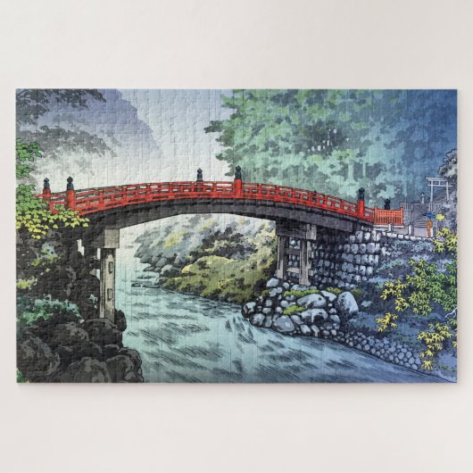 Puzzle Pont Shinkyo à Nikko par Tsuchiya Koitsu (Horizontal)