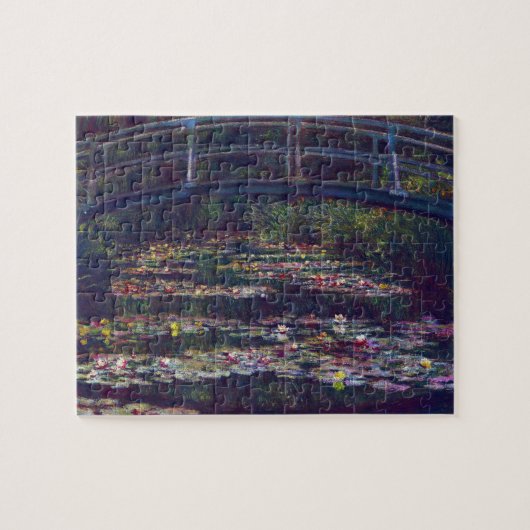 Puzzle Pont sur l'étang Nénuphar par Claude Monet (Horizontal)