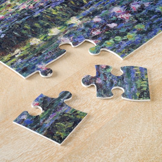 Puzzle Pont sur l'étang Nénuphar par Claude Monet (Côté)