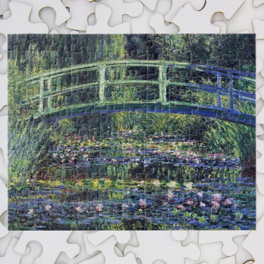 Puzzle Pont sur l'étang Nénuphar par Claude Monet
